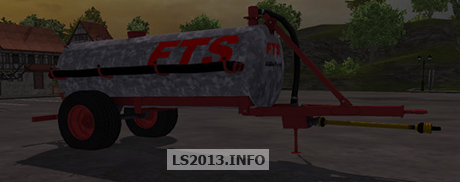 FTS Single Axle Slurry Tanker Barrel
