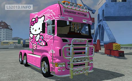 Scania-Longliner-Hello-Kitty-Skin-v-1.0